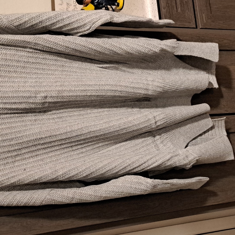 NEW light gray shawl collar cardigan💖clearance drop - Picture 11 of 12